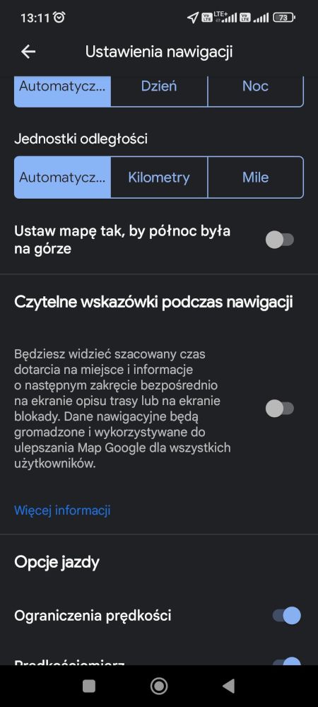 Google Maps - jak włączyć czytelne wskazówki podczas nawigacji