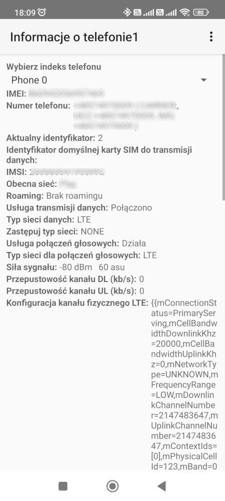 Android - menu Testowanie