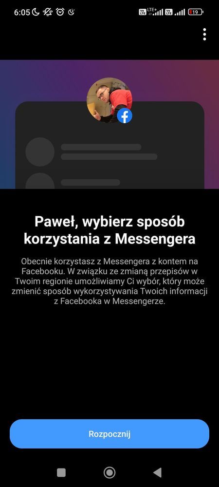 Messenger - komunikat