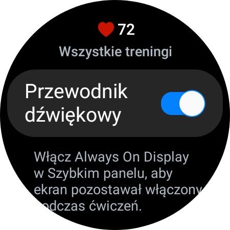 Galaxy Watch 5 Pro nawigacja z przewodnikiem dźwiękowym