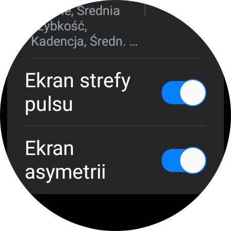 Galaxy Watch 5 Pro ustawienia treningu