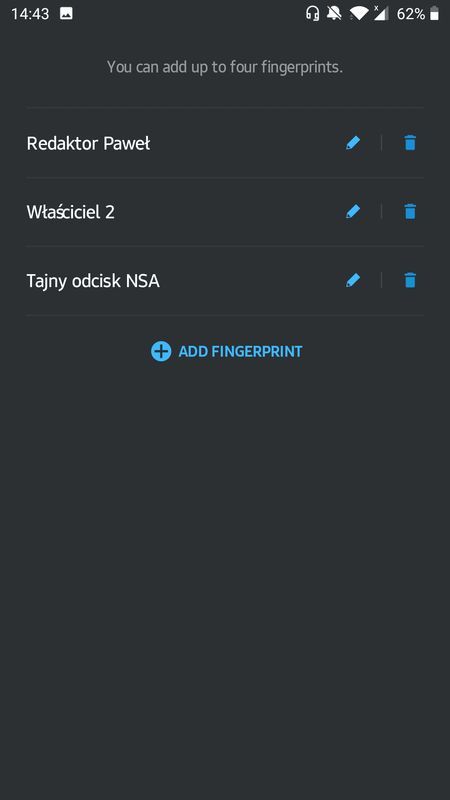 Samsung Portable SSD T7 Touch - konfiguracja Android