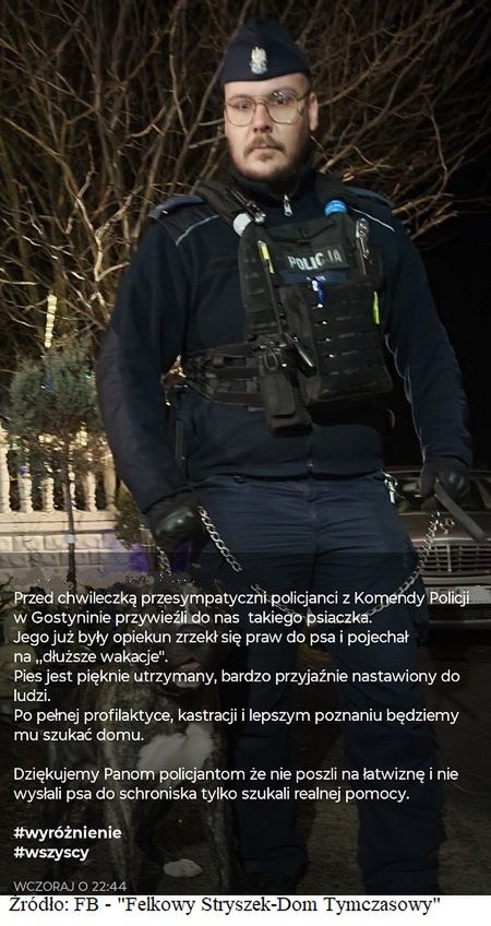 Podziękowania na Facebooku 