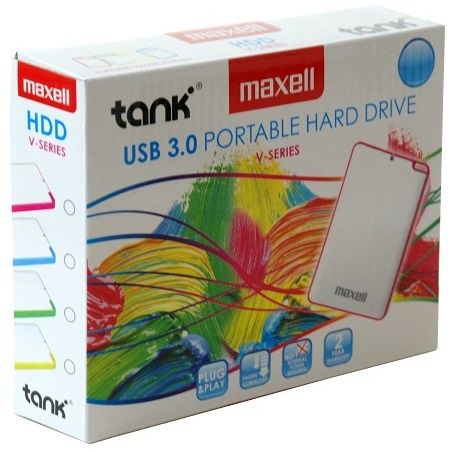 Maxell V-Series dysk zewnętrzny zdjęcie opakowanie