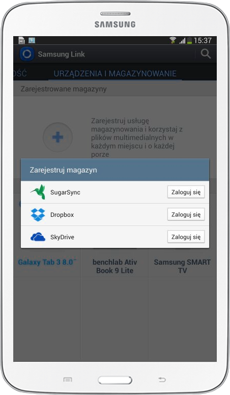 Samsung Link wirtualne dyski