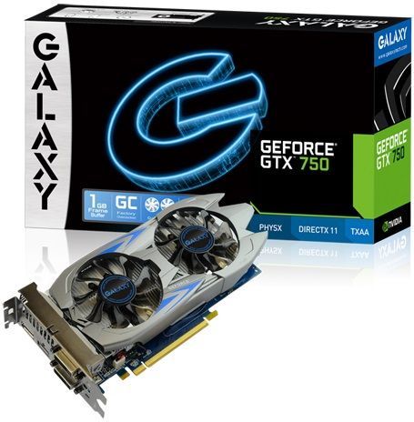 Galaxy GeForce GTX 750 GC karta graficzna
