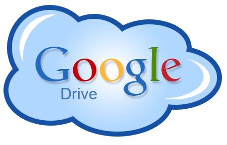 google drive chmura logo napis