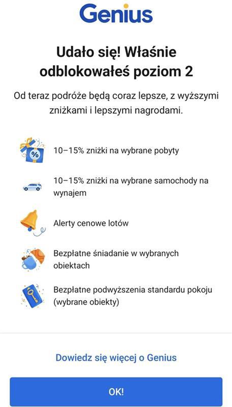 Drugi poziom Genius; screen