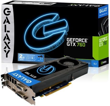 Galaxy GeForce GTX 760 karta graficzna zdjęcie opakowanie