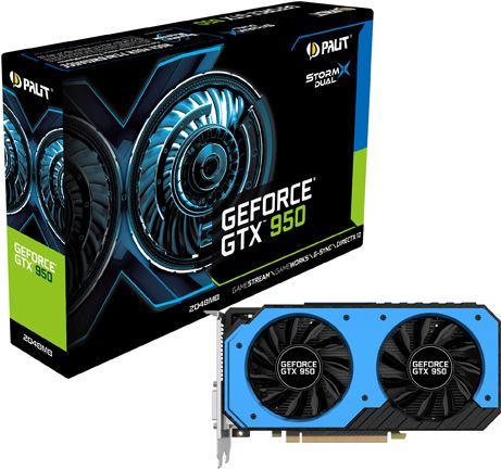 Palit GeForce GTX 950 Storm X Dual karta graficzna