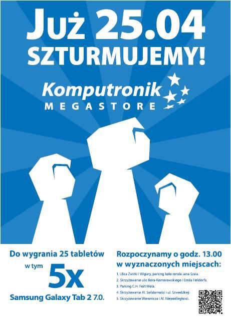 Komputronik Megastore szturm 25 kwietnia