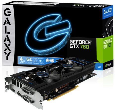 Galaxy GeForce GTX 760 4GB GC karta graficzna zdjęcie opakowanie