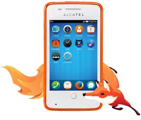 Alcatel One Touch Fire smartfon Firefox