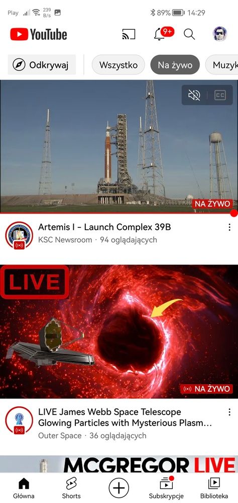 YouTube na HMS