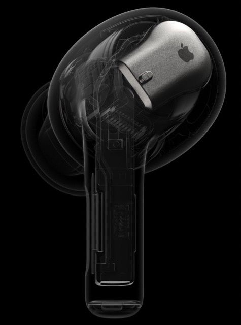 AirPods pro 2 wnętrze