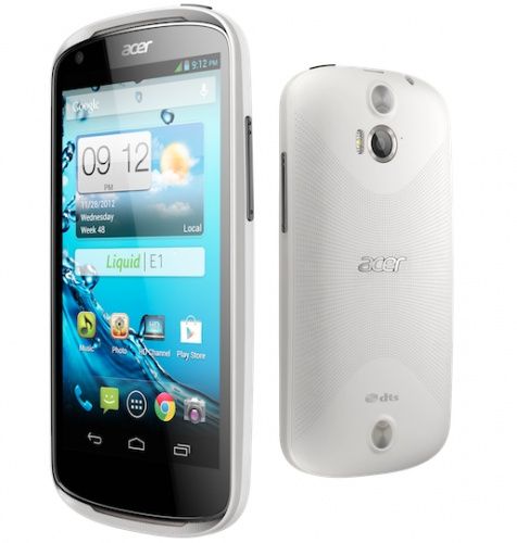 Acer Liquid E1 smartfon wygląd