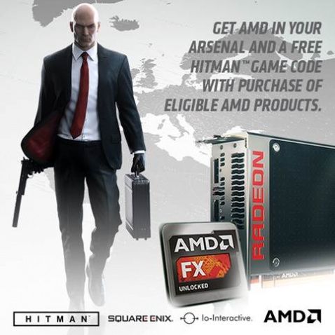 AMD - promocja z grą Hitman
