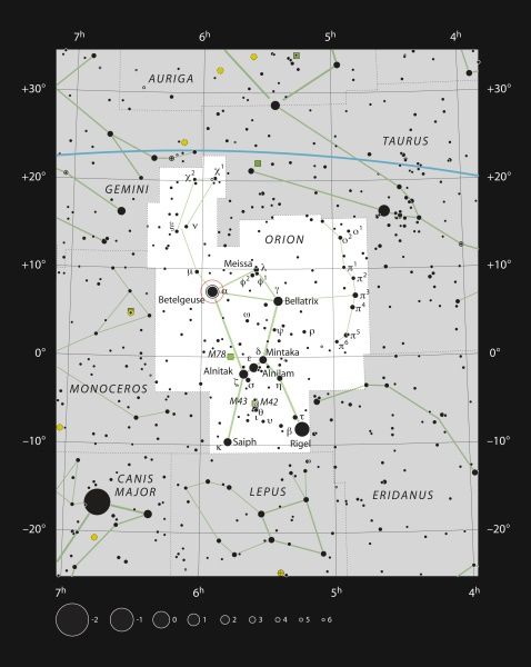 Mapka Orion