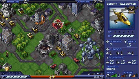 Screen z wersji PSP EndWar