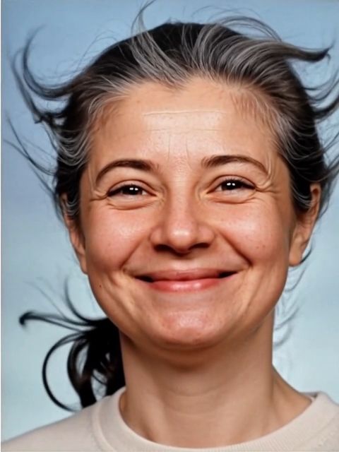 Rekonstrukcja wyglądu Darii Młynarczyk w 2025 roku