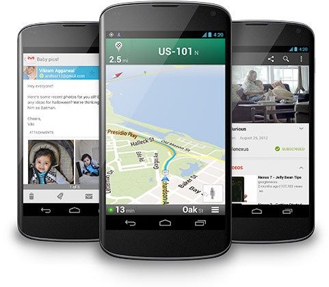 google nexus 4 lg smartfon wygląd Android 4.2