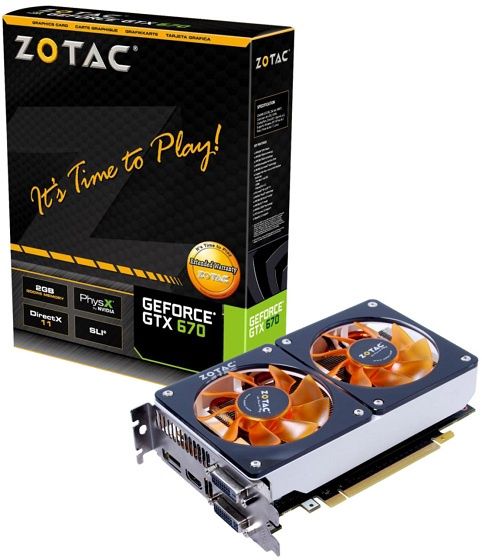 Zotac GeForce GTX 670 TwinCool karta graficzna zdjęcie opakowanie