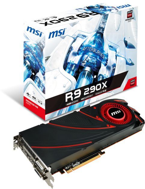 MSI Radeon R9 290X karta graficzna zdjęcie opakowanie