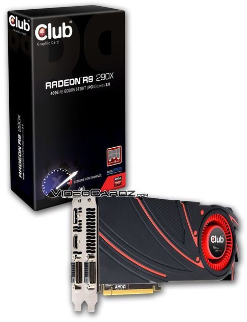 Club3D Radeon R9 290X karta graficzna zdjęcie opakowanie
