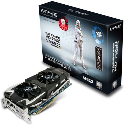 Sapphire Radeon HD 7950 Vapor-X with Boost karta graficzna zdjęcie opakowanie