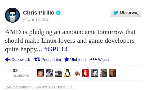 amd chris pirillo zapowiedź linux gry gpu14