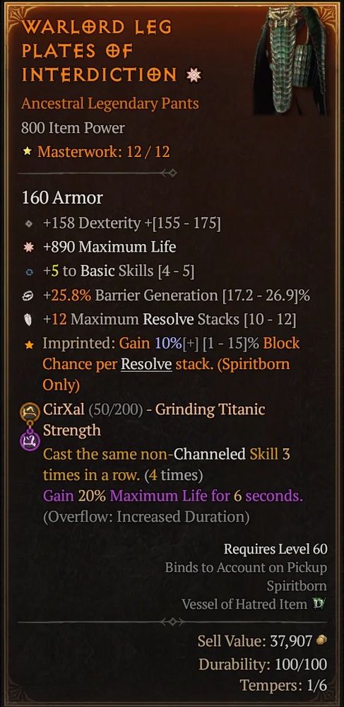 Diablo 4 - przedmiot