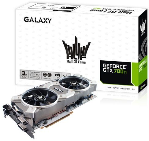 Galaxy GeForce GTX 780 Ti HOF karta graficzna zdjęcie opakowanie