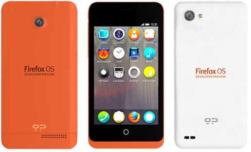 mozilla firefox os system smartfon geeksphone keon peak wygląd