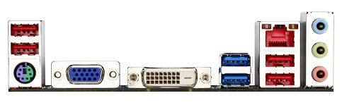 płyta gł&oacute;wna Gigabyte A75M-S2V - tylny panel