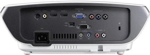 projektor BenQ W710ST wejścia tył