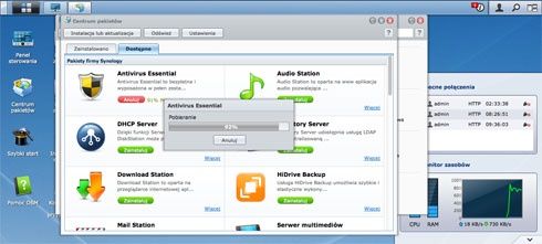 Synology DiskStation DS212 - oprogramowanie