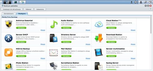 Synology DS212J - konfuguracja