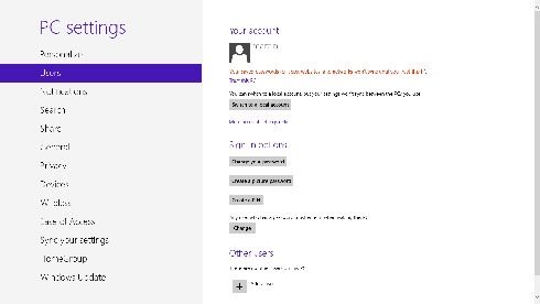 Windows 8 - konta i uprawnienia