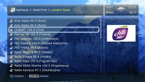Dune HD 101 - oprogramowanie