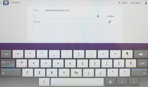 Sony Tablet S - klawiatura, inny kolor