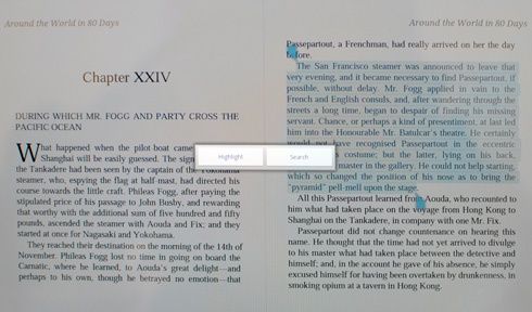 Sony Tablet S - reader