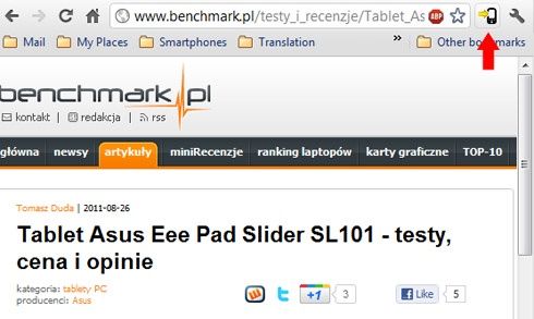 Przesyłanie informacji z preglądarki na telefon