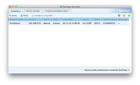 Synology DiskStation DS212 - oprogramowanie