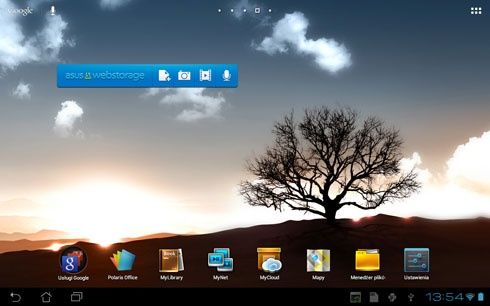 Asus Transformer Pad TF300T - oprogramowanie