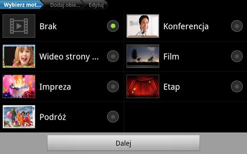 Samsung Galaxy Note - video maker