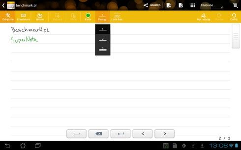Asus Transformer Pad TF300T - oprogramowanie