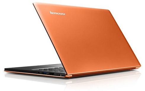 Lenovo U300s widok od strony klapy