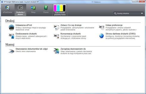 HP Deskjet Ink Advantage 5525 - oprogramowanie
