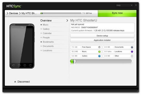 Synchronizacja telefonu HTC na Androidzie z Windowsem