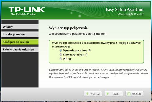 Pierwsze kroki konfiguracyjne
